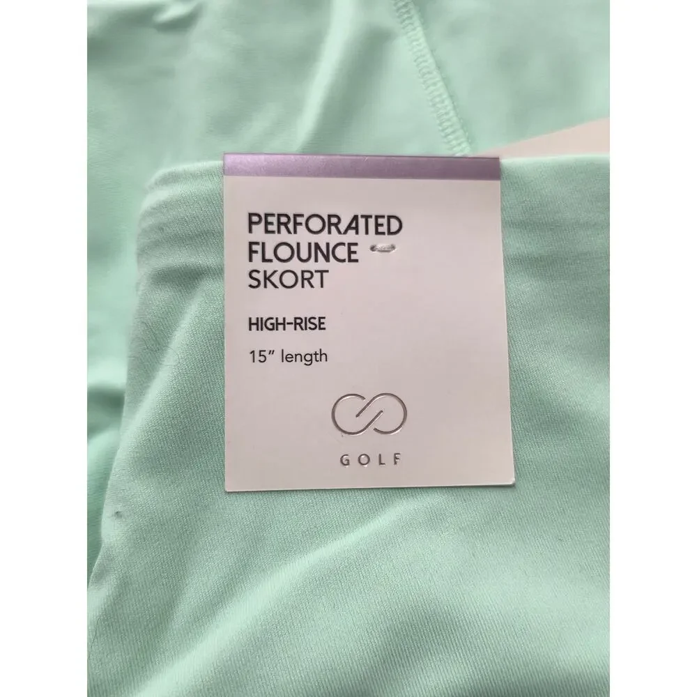 NWT CALIA Golf high rise flounce skort skirt - mint tourmaline green - XXL 2XL - Picture 6 of 7